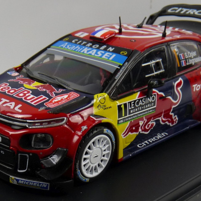 Sebastien Ogier 1:43 Citroen C3 #1 Monte Carlo Rally 2019