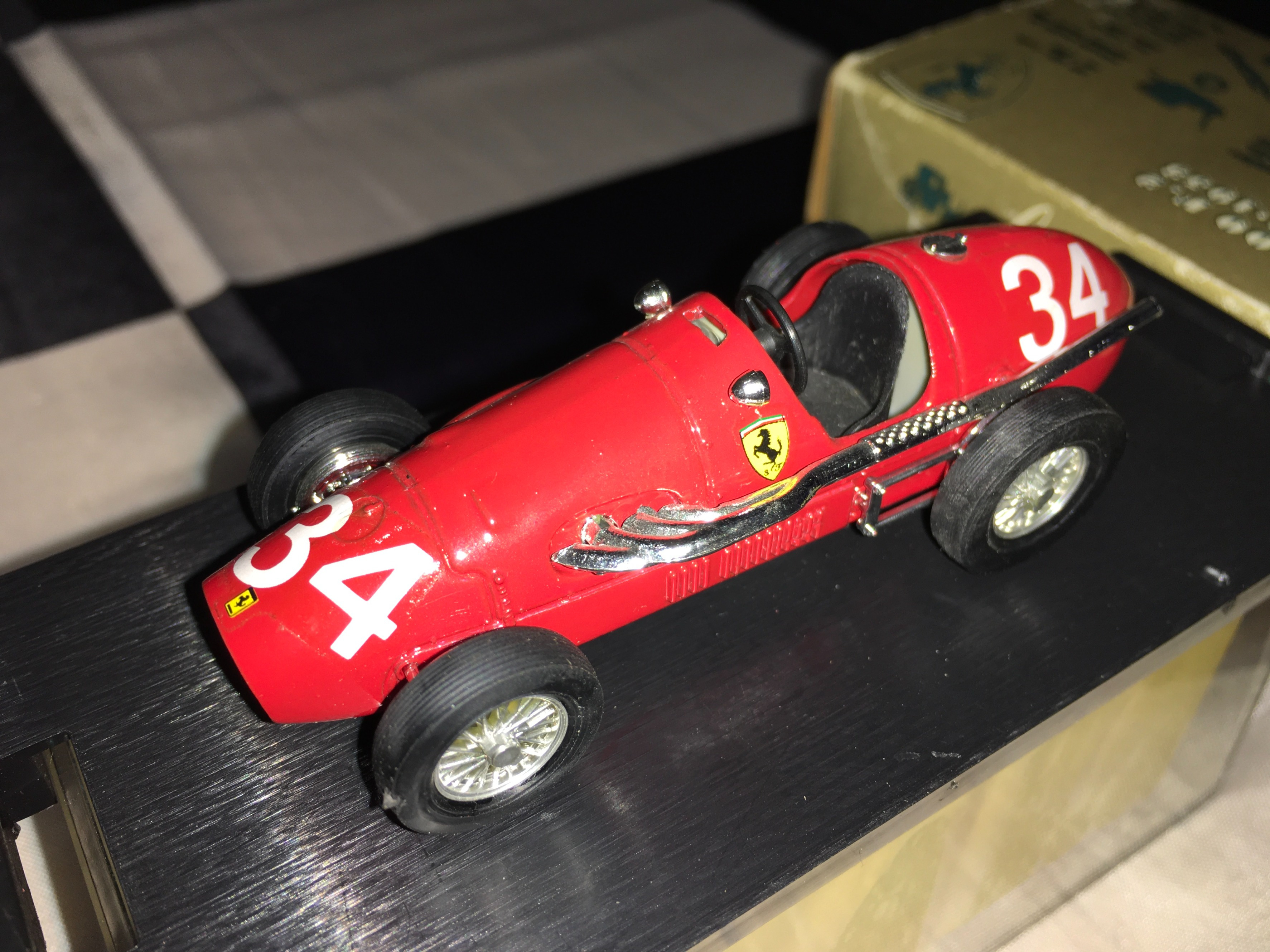 Charles de Tornaco 1:43 Ferrari 500 F2 #34 Belgian GP 1952