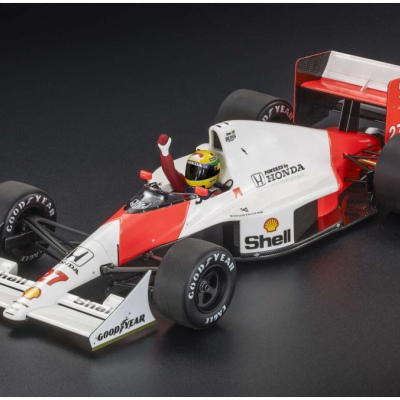 Ayrton Senna 1:18 McLaren Honda MP4/5B Winner Monaco GP & World Champion 1990