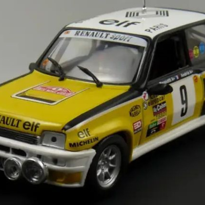 Jean Ragnotti 1:43 Renault 5 Turbo #9 Winner Monte Carlo 1981
