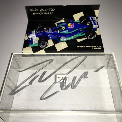 Felipe Massa 1:43 Signed Sauber Petronas C21 2002