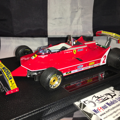 Gilles Villeneuve 1:18 Ferrari 312 T5 #2 1980