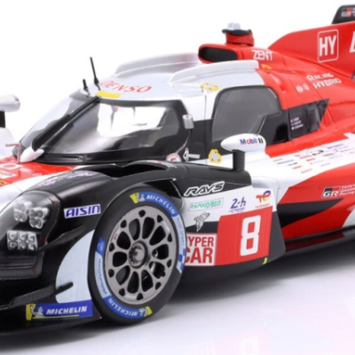 Buemi/Hartley/Hirakawa 1:18 Toyota GR010 Hybrid #8 2nd 24H Le Mans 2023 