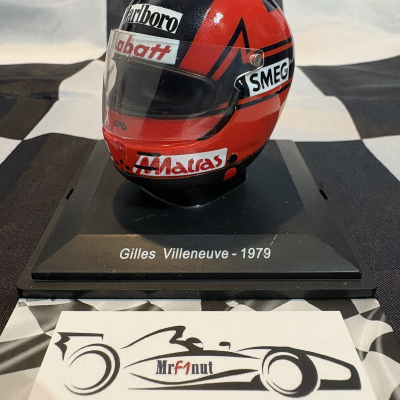 Gilles Villeneuve 1:5 Ferrari F1 312T4 Helmet 1979
