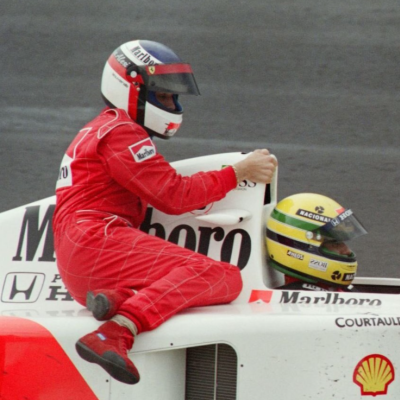 Ayrton Senna 1:18 McLaren MP4/6 Alesi 'Taxi' Mexico GP 1991