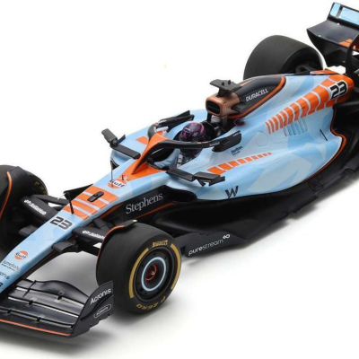 Alexander Albon 1:18 Williams Racing FW45 Williams Singapore GP 2023 