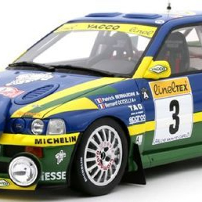 Patrick Bernardini Ford Escort RS Cosworth Blue Rallye Monte Carlo 1996