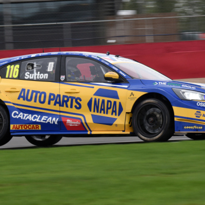 Ash Sutton 1:43 Ford Focus #116 100 years of NAPA UK BTCC Silverstone 2025 