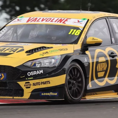 Ash Sutton 1:43 Ford Focus #116 NAPA Racing UK BTCC 100 years of NAPA Brands Hatch Indy 2025