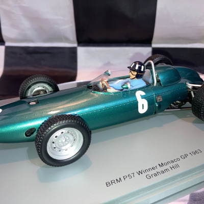 Graham Hill BRM P57 #6 Winner Monaco GP 1963 