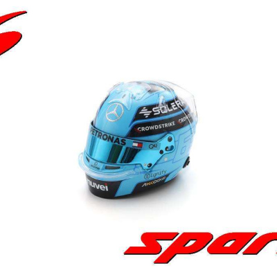 George Russell 1:5 Helmet Mercedes AMG Petronas F1 Team Abu Dhabi 2024 
