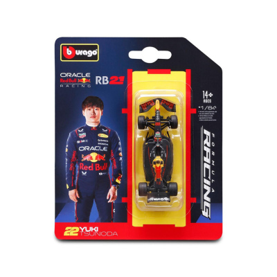 Yuki Tsunoda 1:64 Red Bull RB21 #22 Oracle Red Bull Racing (no driver figure) 2025