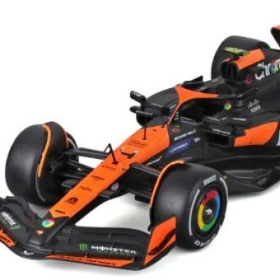 Lando Norris 1:24 McLaren F1 Team MCL38 (with standing figure) 1st Win Miami GP 2024