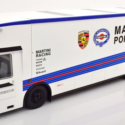 Mercedes O317 Porsche Race Transporter Martini 1968