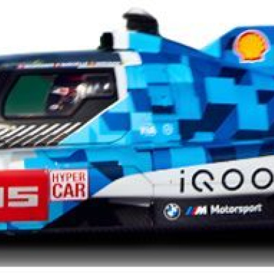 Magnussen/Marciello/Vanthoor 1:18 BMW M Hybrid V8 LMDh Camouflage #15 Qatar 2025