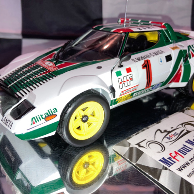 Sandro Munari Lancia Stratos HF #1 Winner Monte Carlo Rally 1977