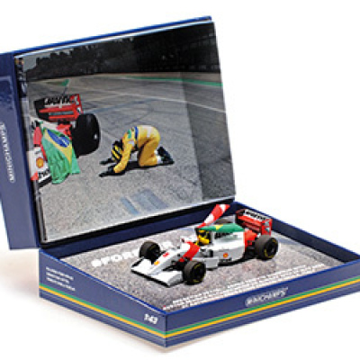 Sebastian Vettel 1:43 McLaren MP4/8 Imola Senna Tribute 2024