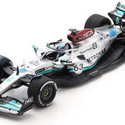 George Russell 1:18 Mercedes AMG Petronas F1 W13 4th Belgium GP 2022